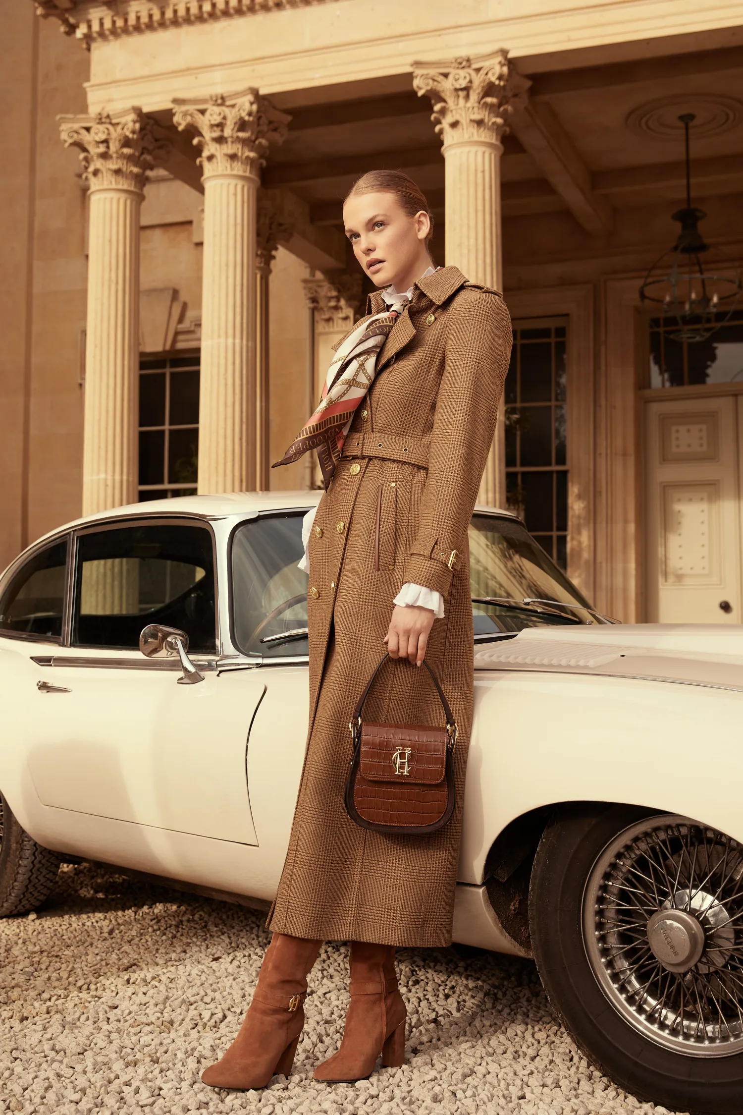 Fashion Full Length Marlborough Trench Coat Women Trench Coats|Coats