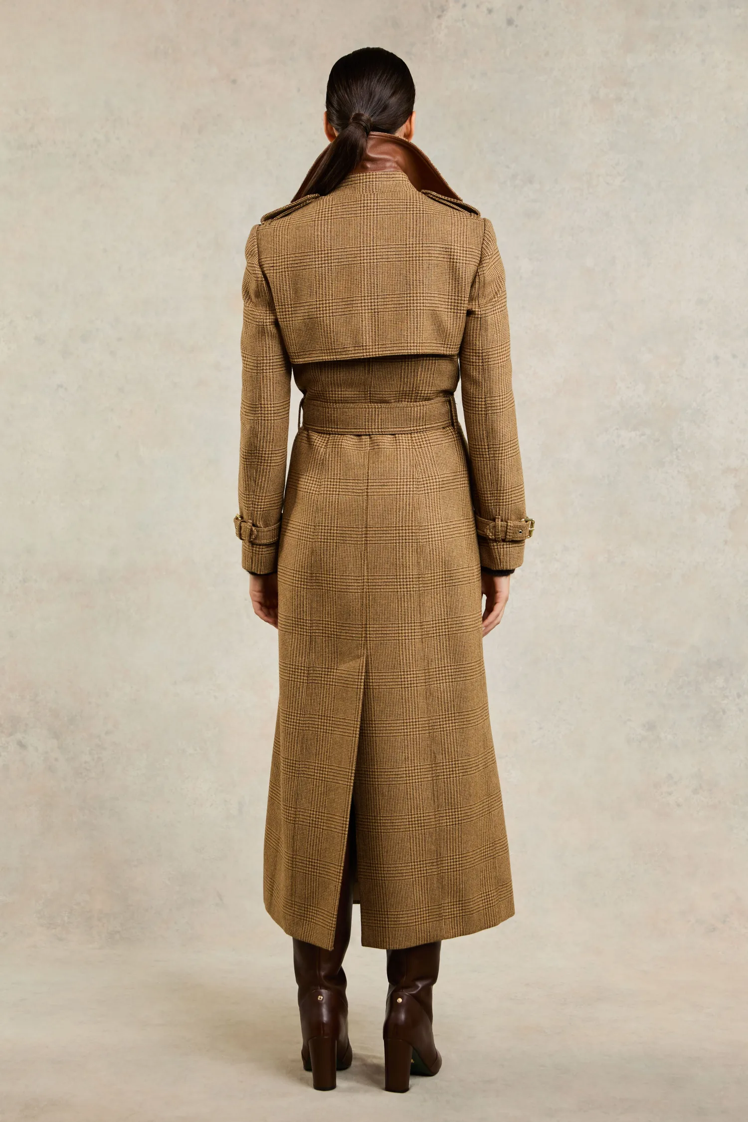 Fashion Full Length Marlborough Trench Coat Women Trench Coats|Coats