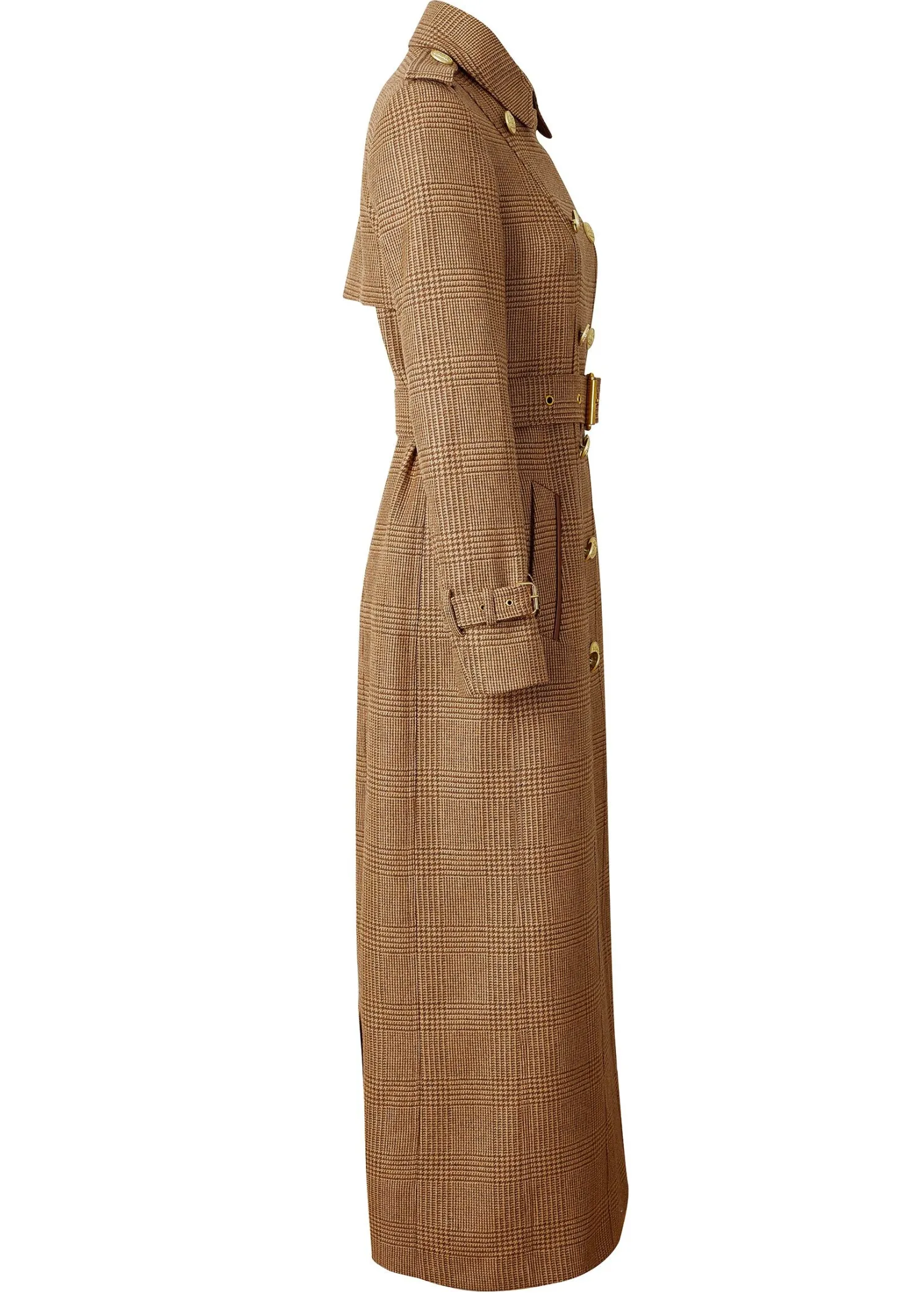 Fashion Full Length Marlborough Trench Coat Women Trench Coats|Coats
