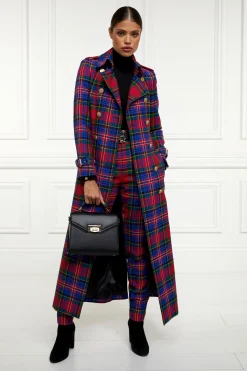 Discount Full Length Marlborough Trench Coat (Macpherson Tartan) Women Trench Coats|Coats