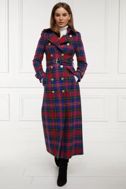 Discount Full Length Marlborough Trench Coat (Macpherson Tartan) Women Trench Coats|Coats