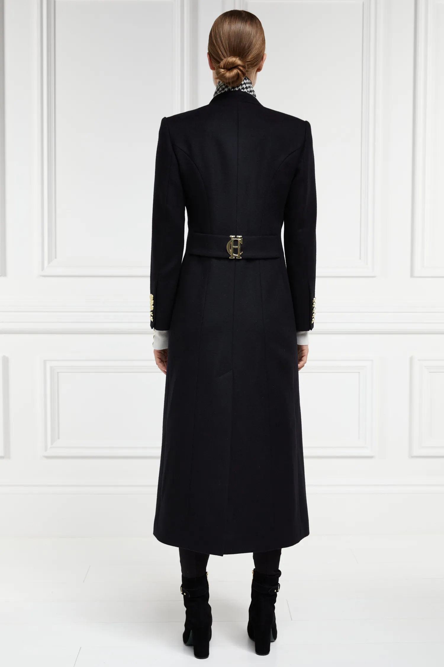 Best Full Length Regency Coat (Soft Black) Women Coats|Tailoring