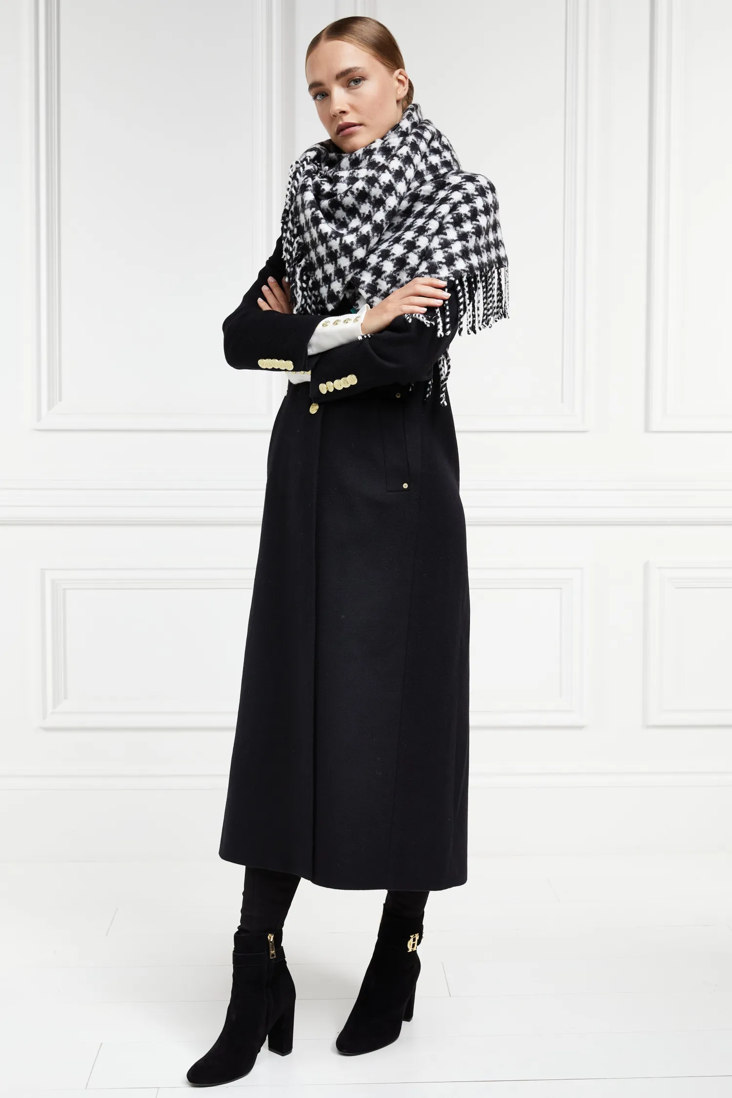 Best Full Length Regency Coat (Soft Black) Women Coats|Tailoring