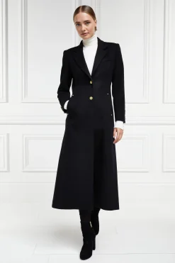 Best Full Length Regency Coat (Soft Black) Women Coats|Tailoring