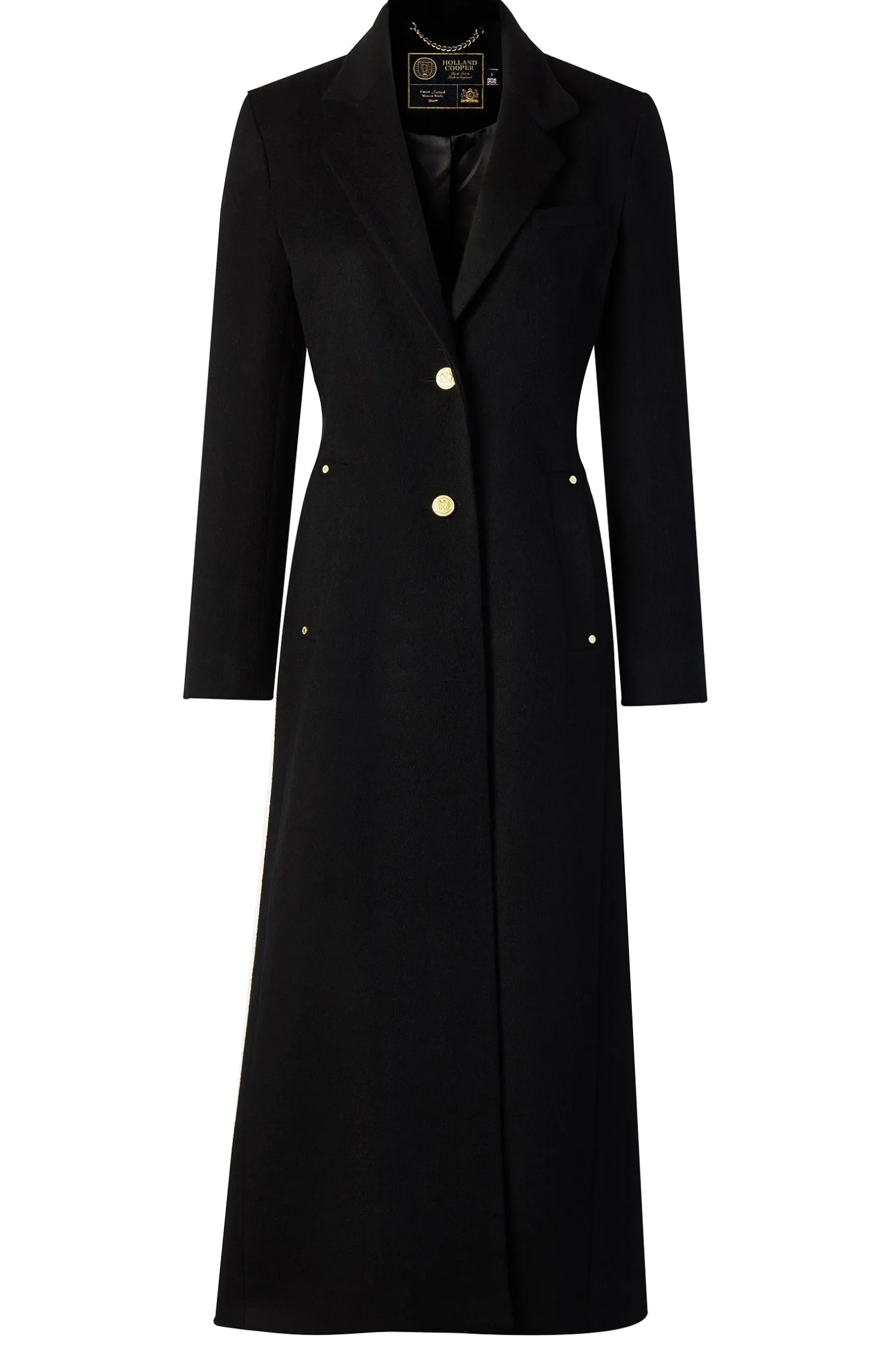 Best Full Length Regency Coat (Soft Black) Women Coats|Tailoring