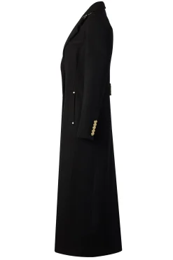 Best Full Length Regency Coat (Soft Black) Women Coats|Tailoring