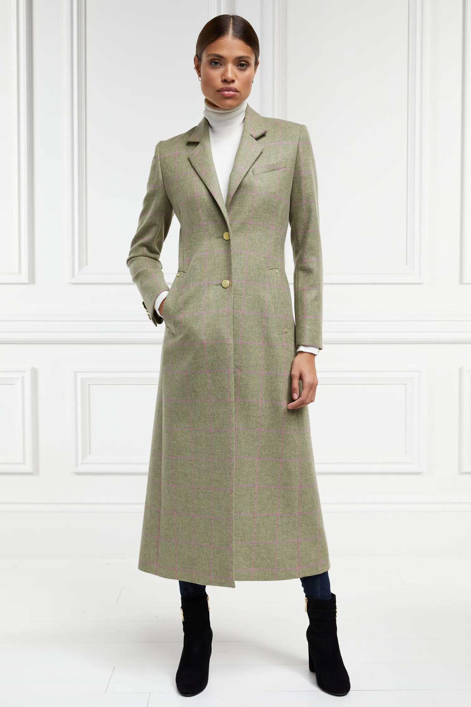 Clearance Full Length Regency Coat (Chartwell Check) Women Coats