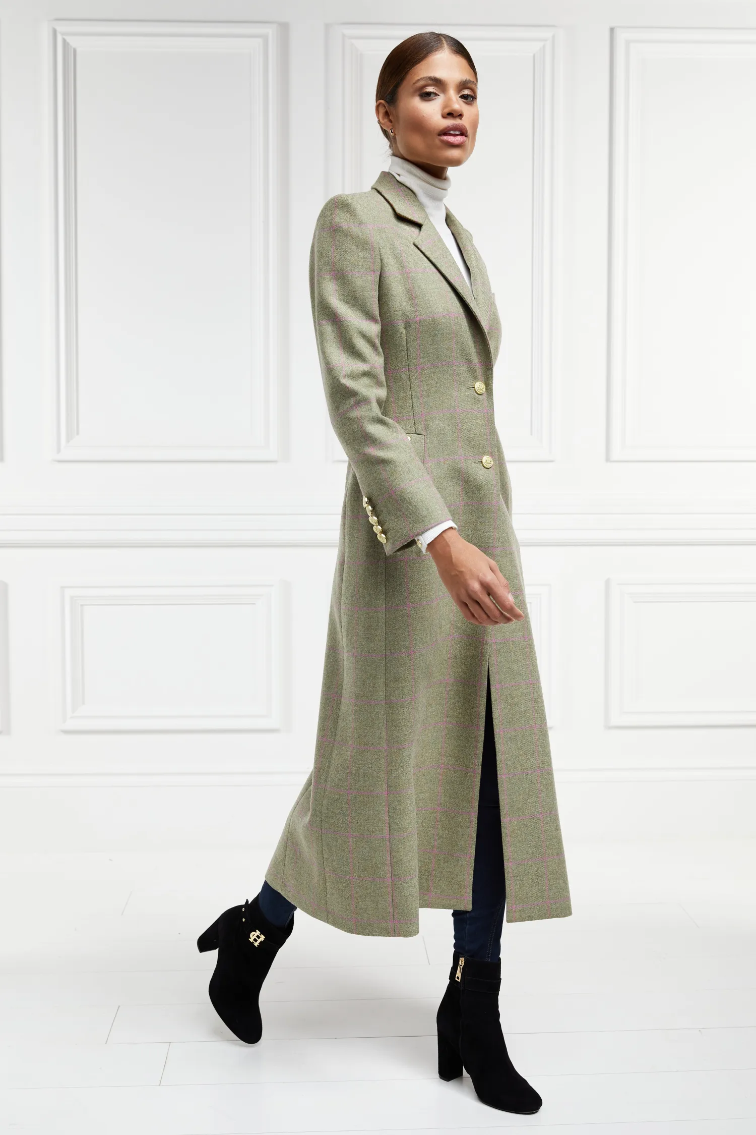 Clearance Full Length Regency Coat (Chartwell Check) Women Coats