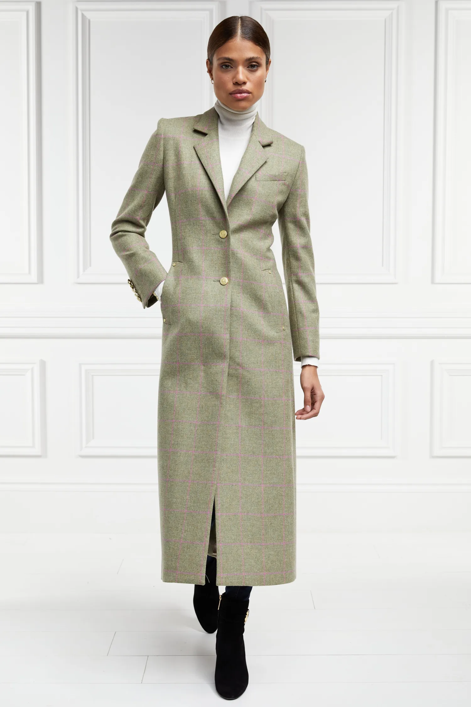 Clearance Full Length Regency Coat (Chartwell Check) Women Coats