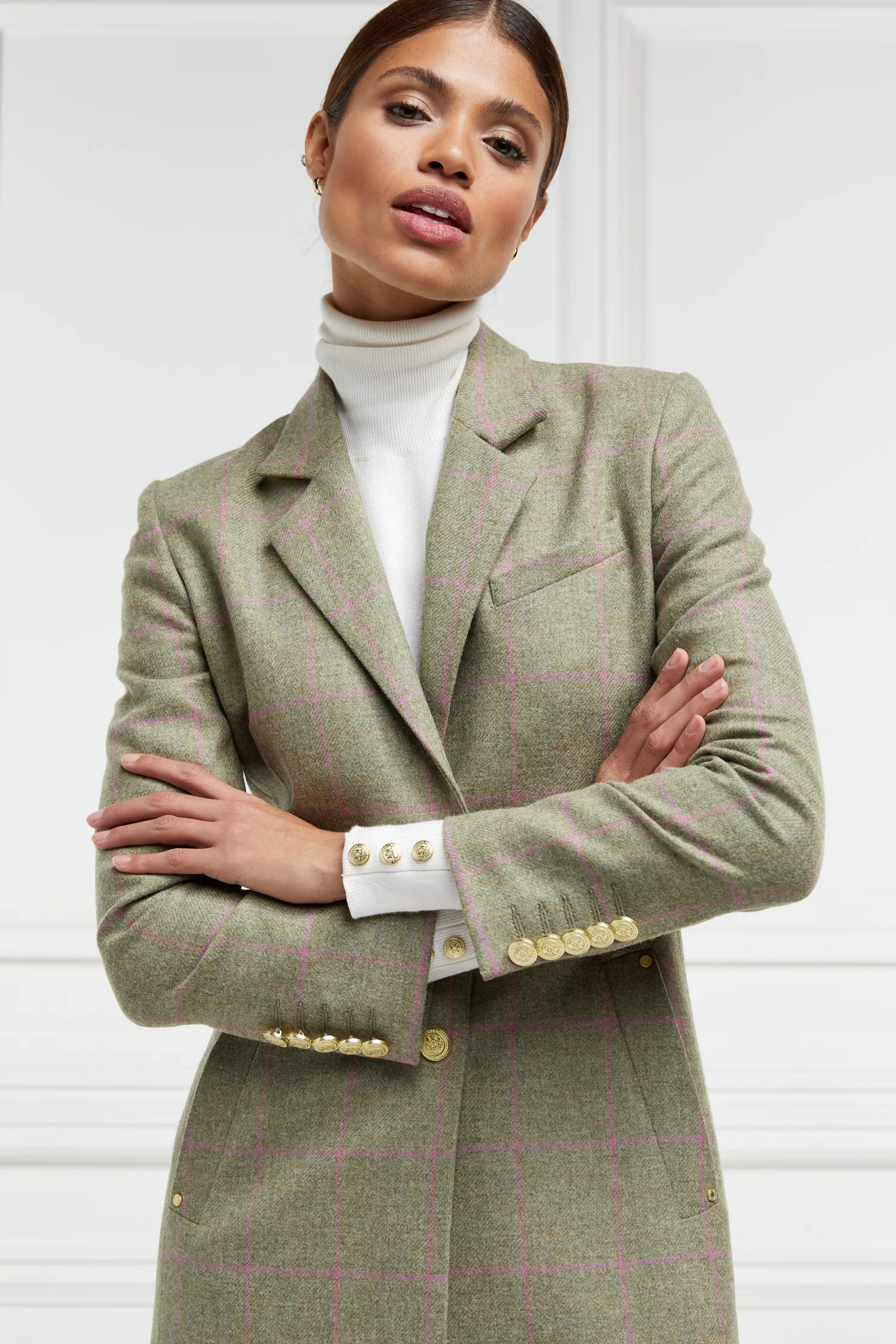 Clearance Full Length Regency Coat (Chartwell Check) Women Coats