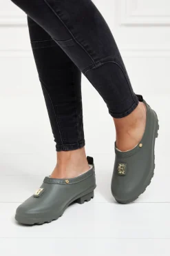 Online Gardening Loafer (Matte Green) Women Gardening Loafer