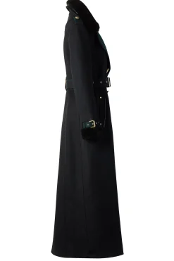 Discount Gold Label Trench (Soft Navy Blackwatch) Women Coats|Tailoring