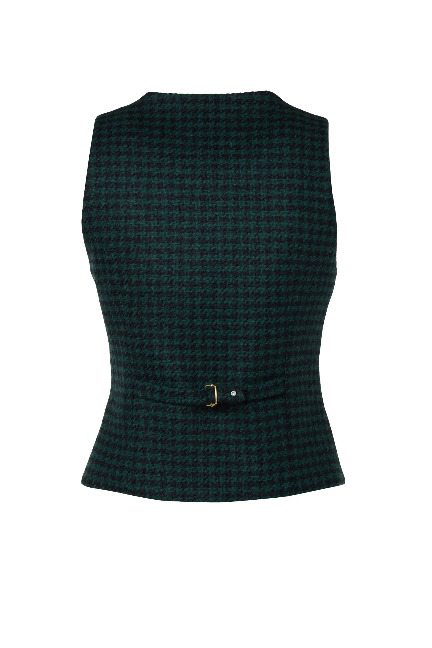 Online Hampton Waistcoat (Emerald Houndstooth) Women Waistcoats|Tailoring