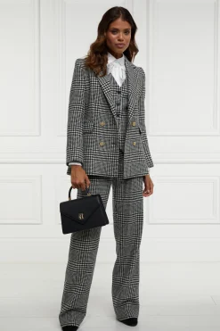 Best Hampton Waistcoat (Large Scale Prince of Wales Mono) Women Waistcoats|Tailoring