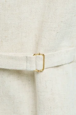 Clearance Hampton Waistcoat (Natural Linen) Women Waistcoats|Tailoring
