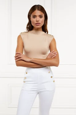 Outlet Harper Bodysuit (Light Camel) Women Bodysuits