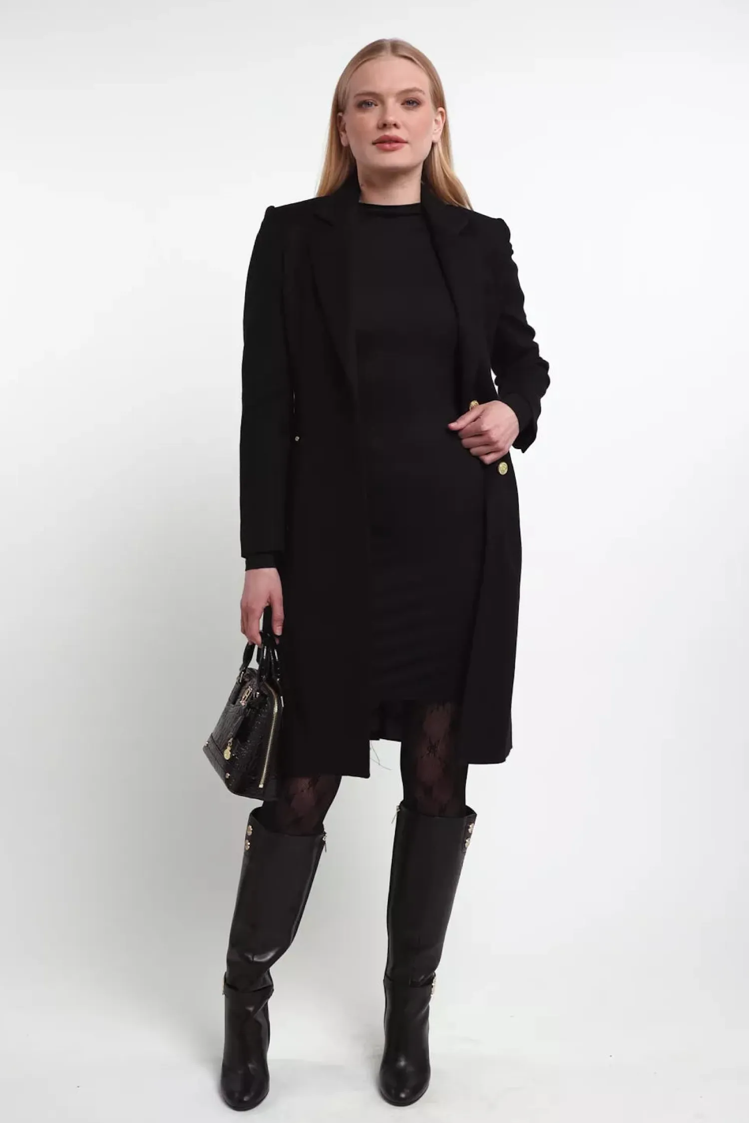 New Harper Long Sleeve Mini Dress Women Dresses