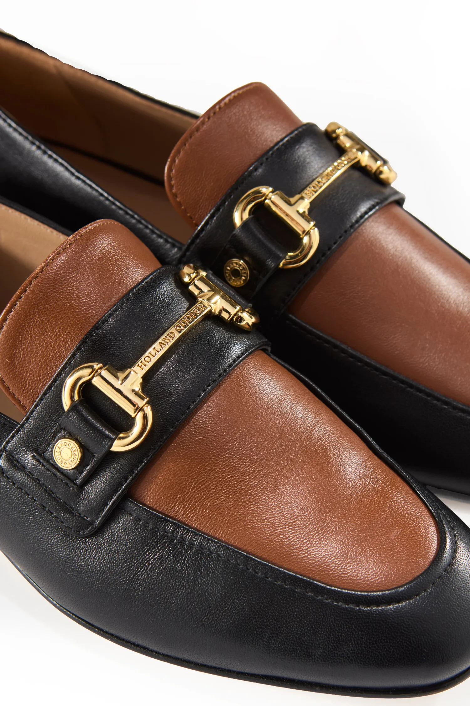 Hot Harvard Horsebit Loafer (Black Tan) Women Loafers