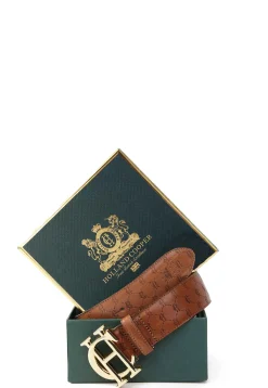 Clearance HC Classic Belt (Tan Monogram) Women Belts|Belts