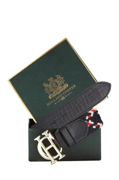 Online HC Heritage Belt (Navy Tricolour) Women Belts|Belts