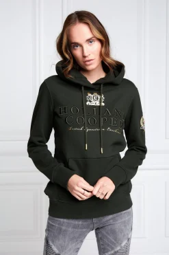 Fashion HC Heritage Hoodie (Racing Green) Women Hoodies & Sweatshirts|Hoodies
