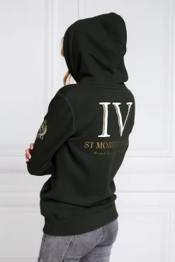 Fashion HC Heritage Hoodie (Racing Green) Women Hoodies & Sweatshirts|Hoodies