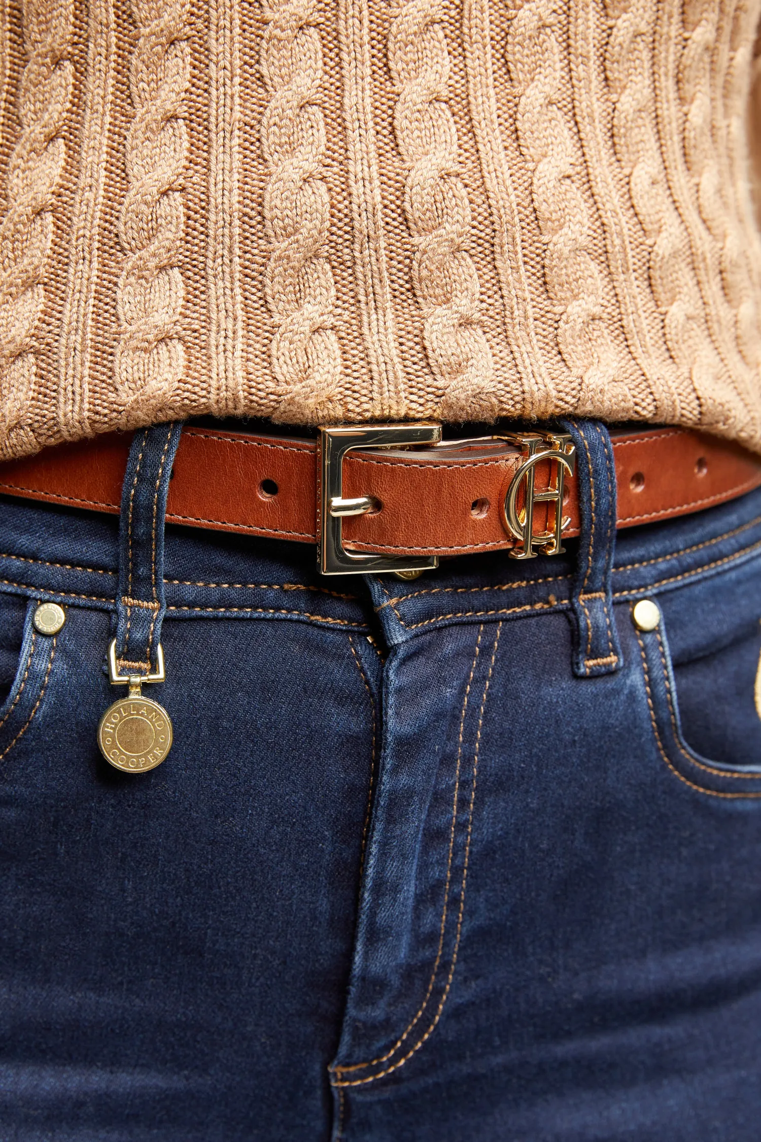 Online HC Slim Logo Belt Women Belts|Belts
