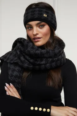 New Heritage Headband (Grey Houndstooth) Women Hats & Headbands|Hats & Headbands