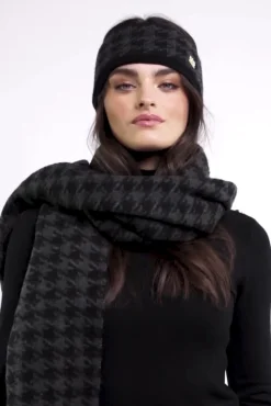 New Heritage Headband (Grey Houndstooth) Women Hats & Headbands|Hats & Headbands