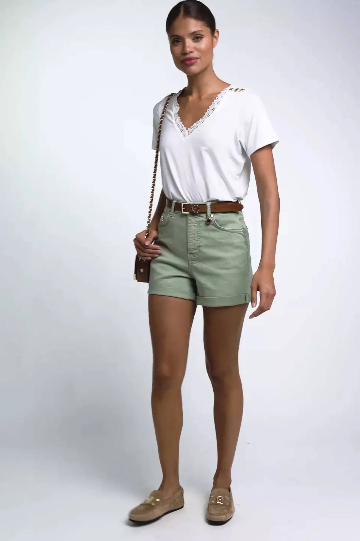 Sale High Rise Denim Short Women Shorts