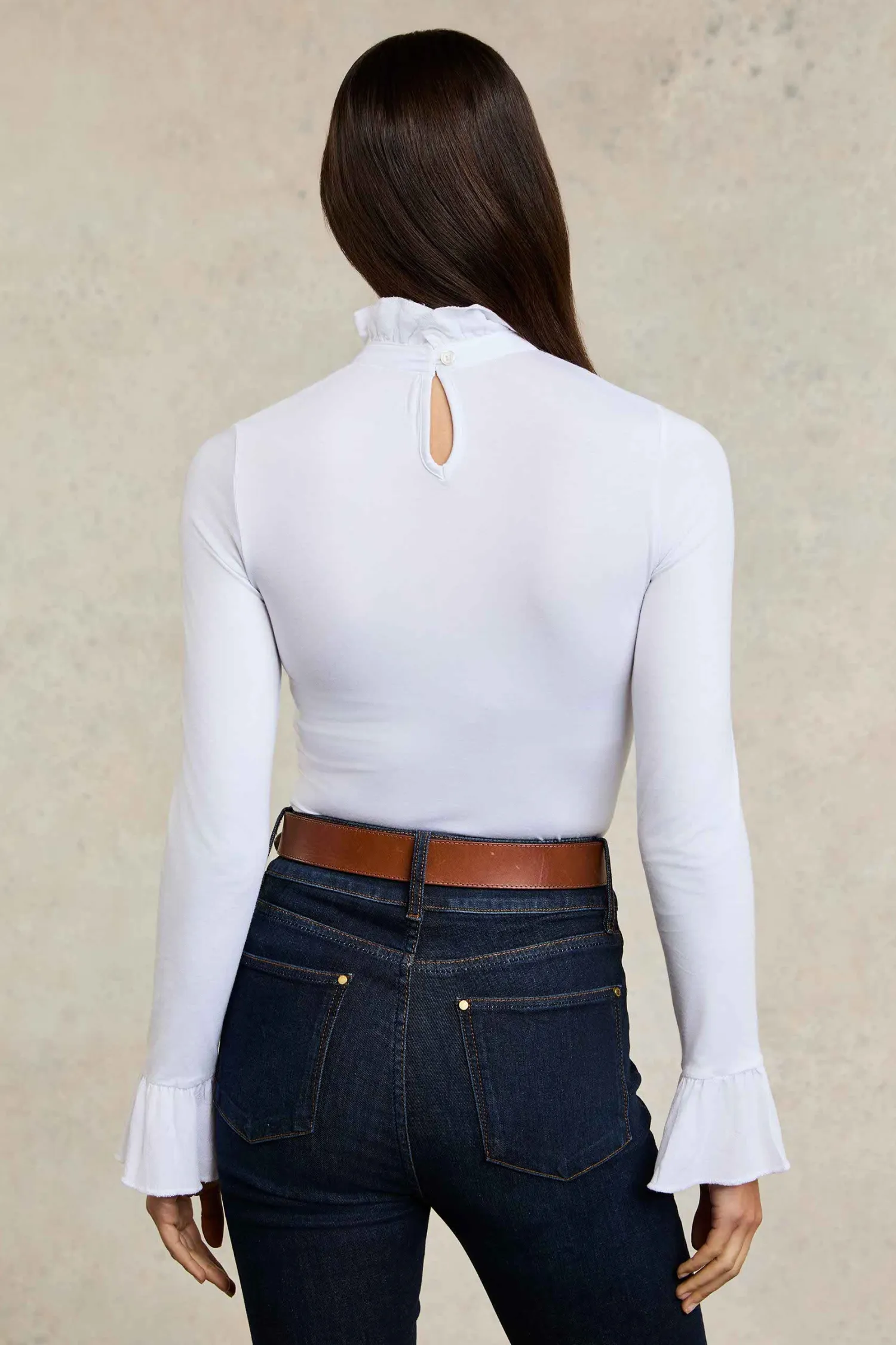 Best High Rise Flared Jean (Deep Indigo) Women Jeans