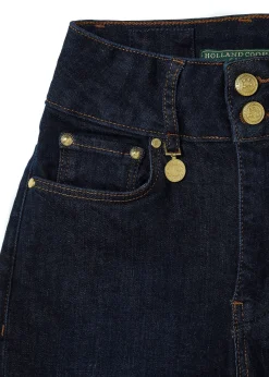Best High Rise Flared Jean (Deep Indigo) Women Jeans