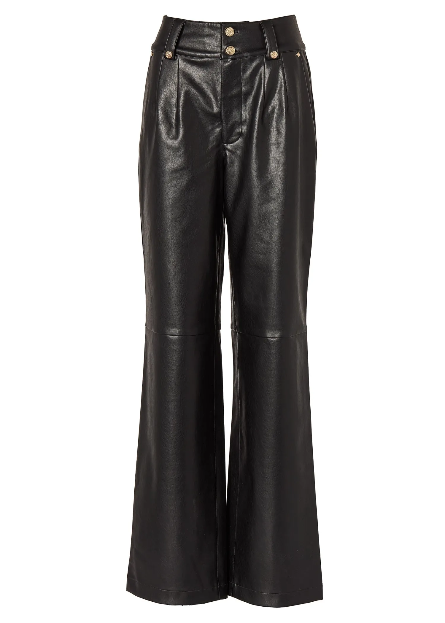 Hot High Waisted Faux Leather Trouser Women Trousers