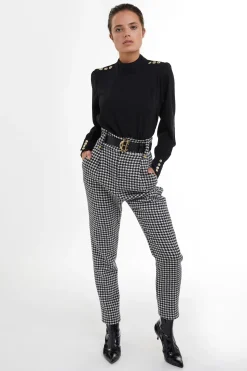 Fashion High Waisted Peg Trouser Women Trousers|Tailoring