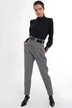 Fashion High Waisted Peg Trouser Women Trousers|Tailoring