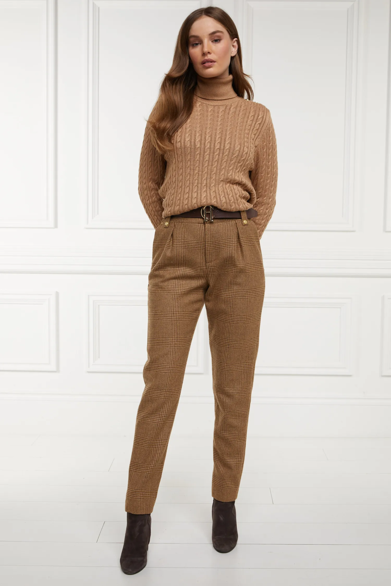 Outlet High Waisted Peg Trouser Women Trousers|Tailoring