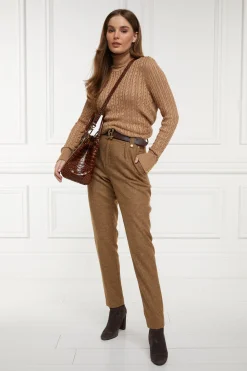 Outlet High Waisted Peg Trouser Women Trousers|Tailoring