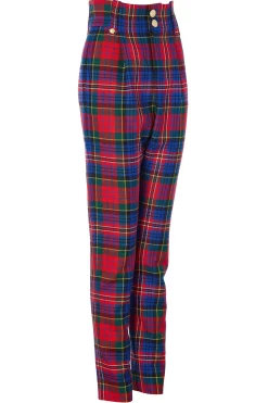 New High Waisted Peg Trouser Women Trousers