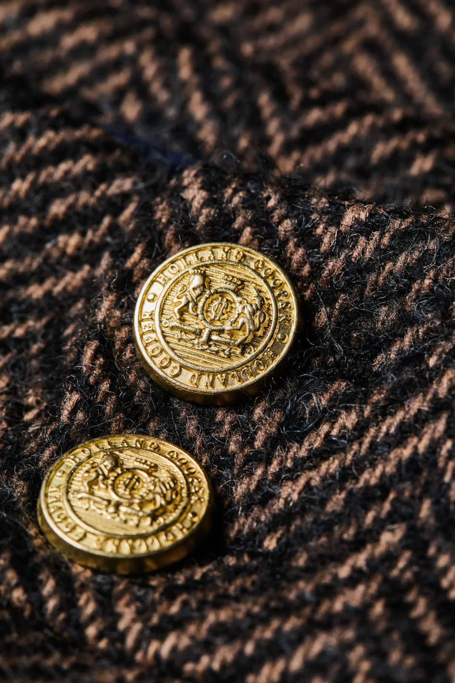 Best High Waisted Straight Trouser (Walnut Herringbone) Women Trousers|Tailoring