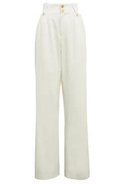 Clearance High Waisted Straight Trouser Women Trousers
