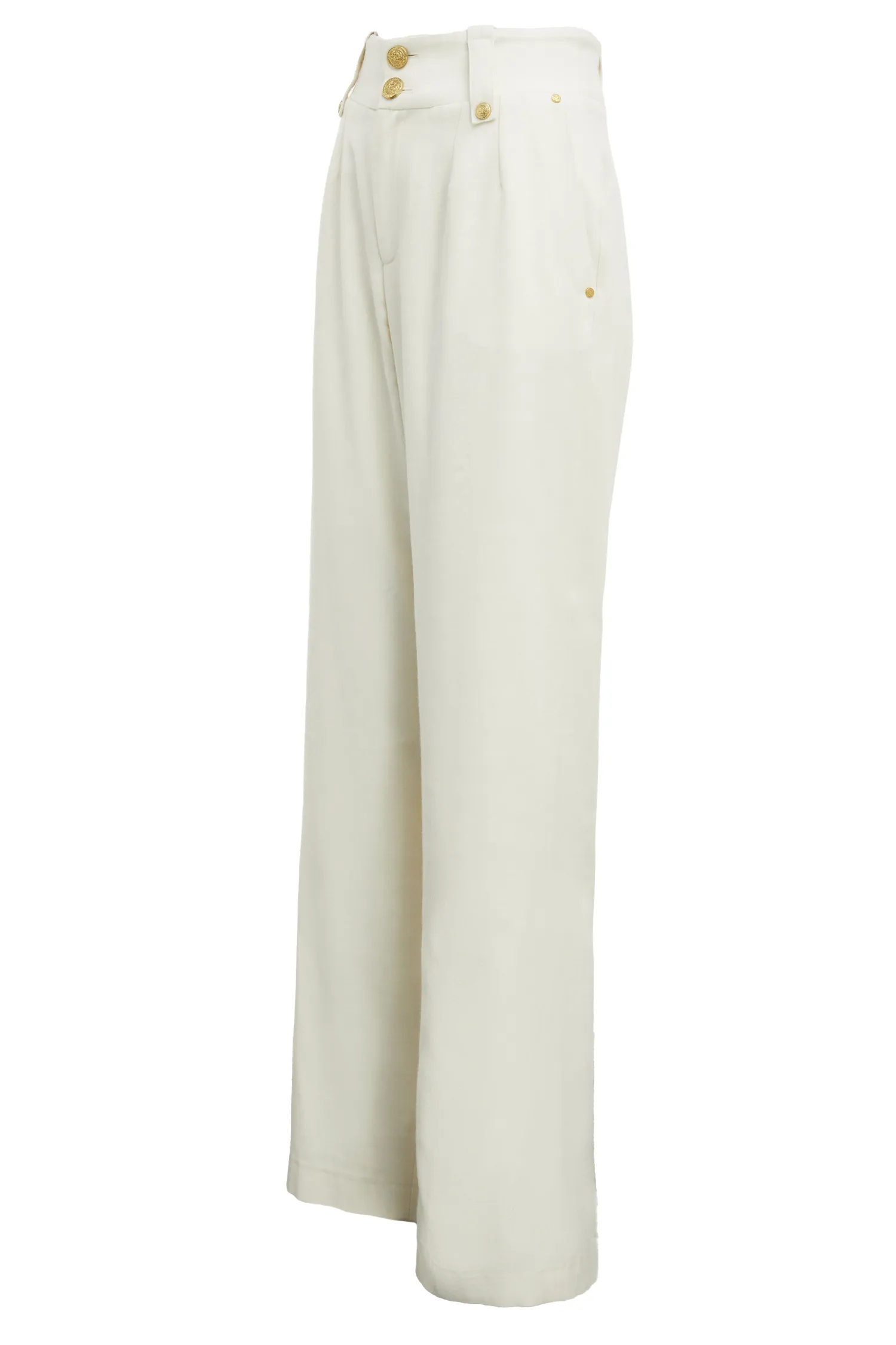 Clearance High Waisted Straight Trouser Women Trousers