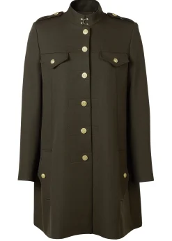 Fashion Highbury Cape Coat (Khaki Barathea) Women Capes|Tailoring