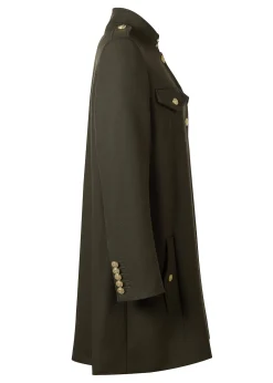 Fashion Highbury Cape Coat (Khaki Barathea) Women Capes|Tailoring