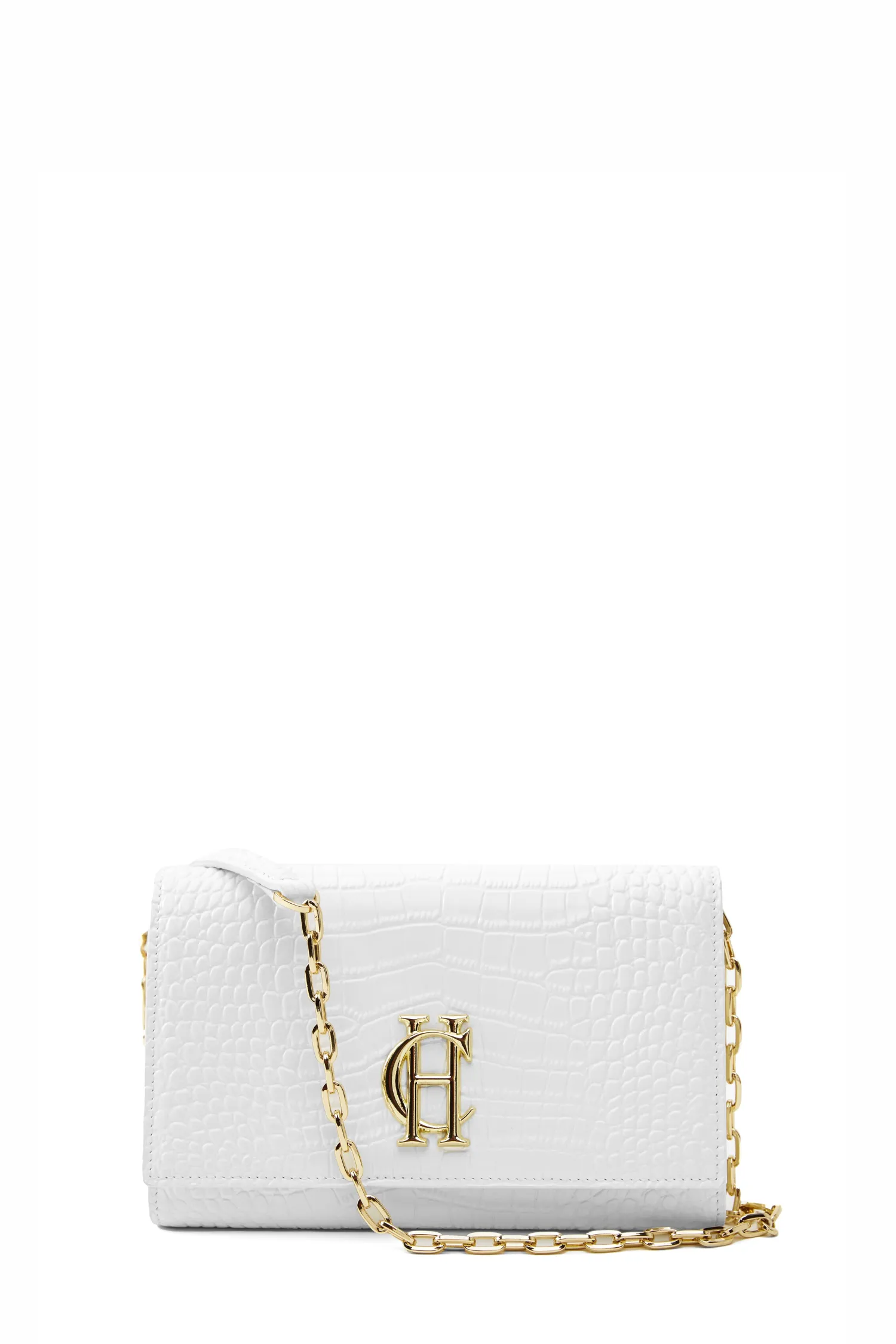 Online Highbury Clutch Bag (White Croc) Women Clutch Bags|Bags