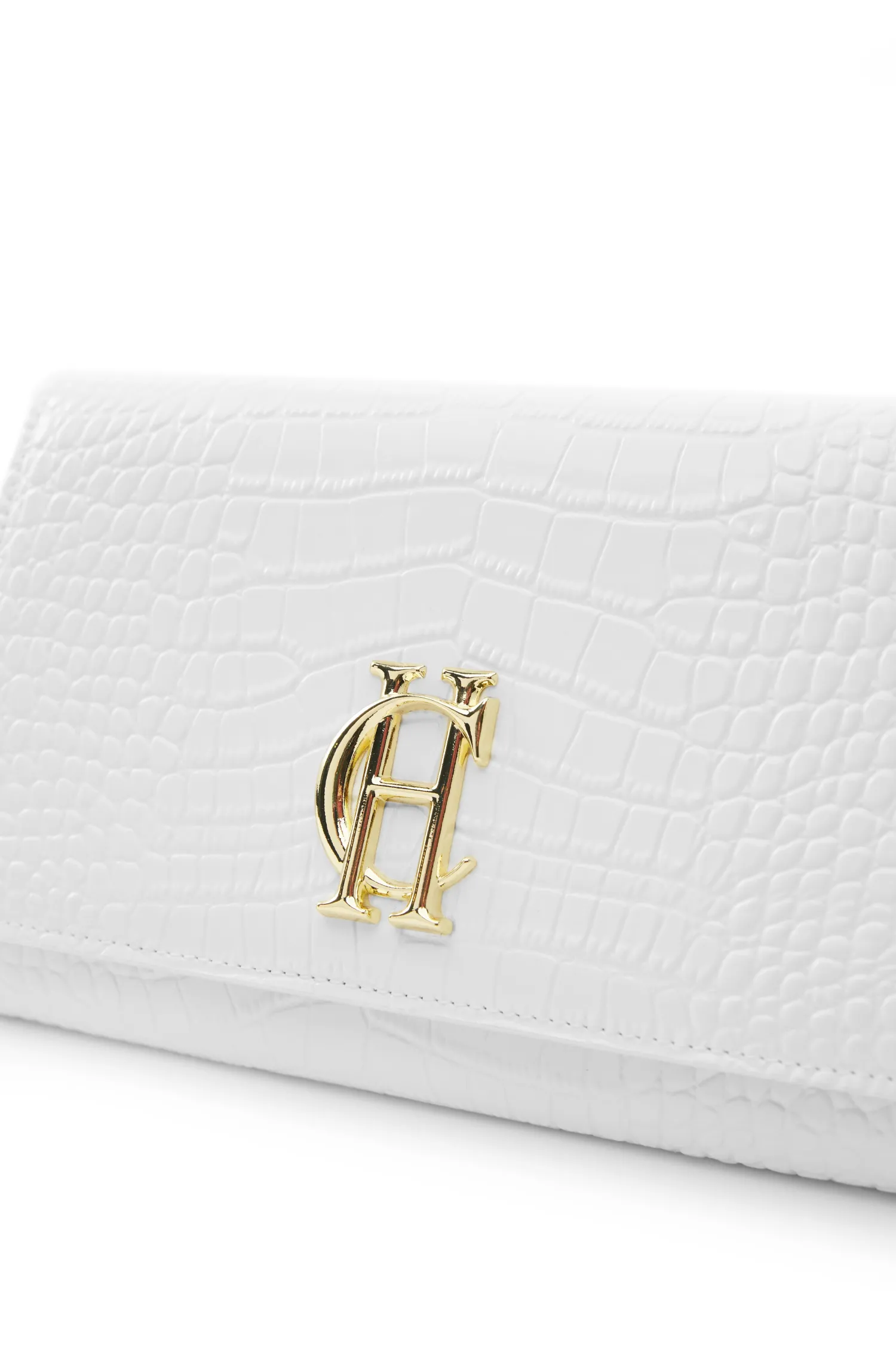 Online Highbury Clutch Bag (White Croc) Women Clutch Bags|Bags