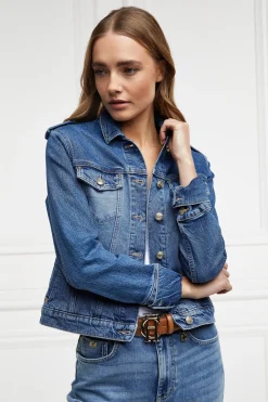 Clearance Iconic Denim Jacket (Classic Indigo) Women Jackets
