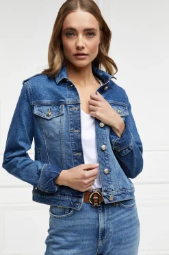 Clearance Iconic Denim Jacket (Classic Indigo) Women Jackets