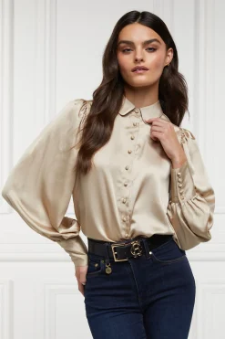 Discount Isla Satin Shirt Women Shirts & Blouses