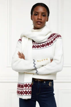 Hot Jennifer Fairisle Scarf Women Scarves|Scarves