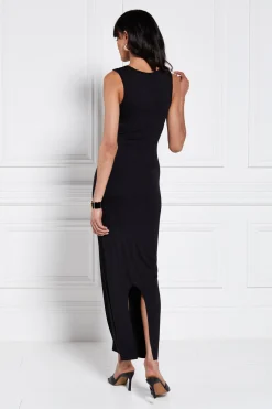 Fashion Jersey V-Neck Dress Women Dresses